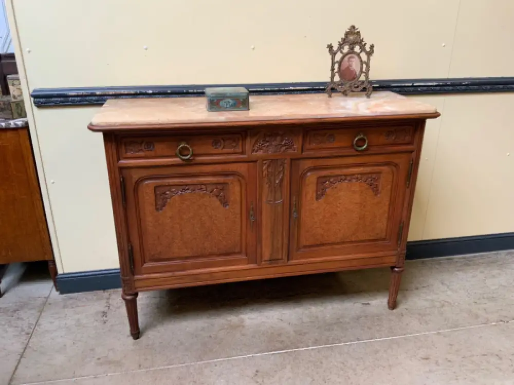 Antike Jugendstil Nußbaum Anrichte, Kommode, Buffet - Lieferung möglich! 2