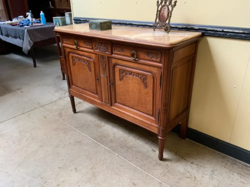 Antike Jugendstil Nußbaum Anrichte, Kommode, Buffet - Lieferung möglich! 3