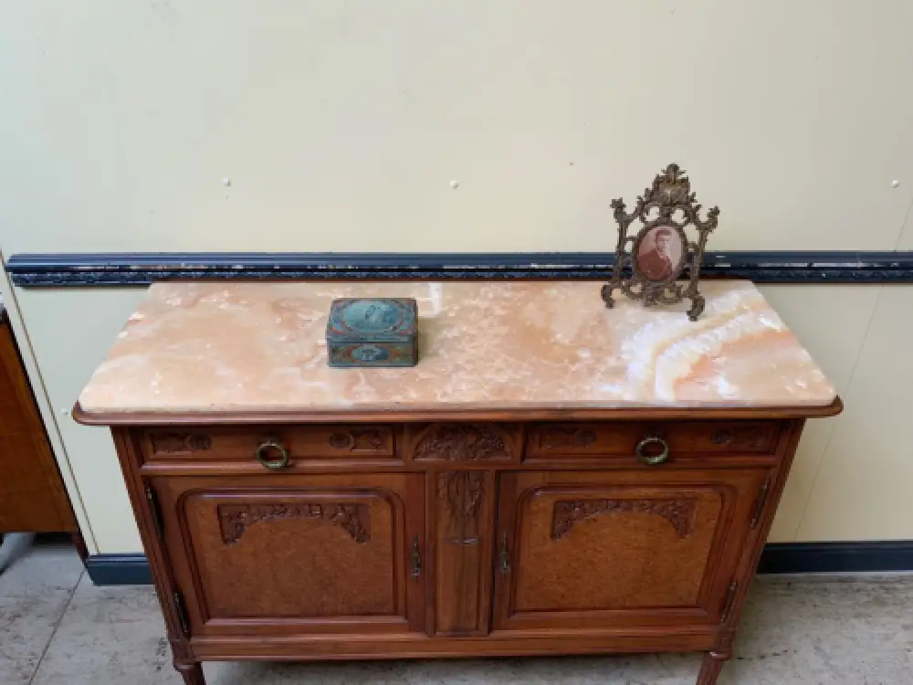 Antike Jugendstil Nußbaum Anrichte, Kommode, Buffet - Lieferung möglich! 7