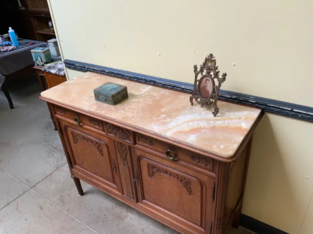 Antike Jugendstil Nußbaum Anrichte, Kommode, Buffet - Lieferung möglich! 8