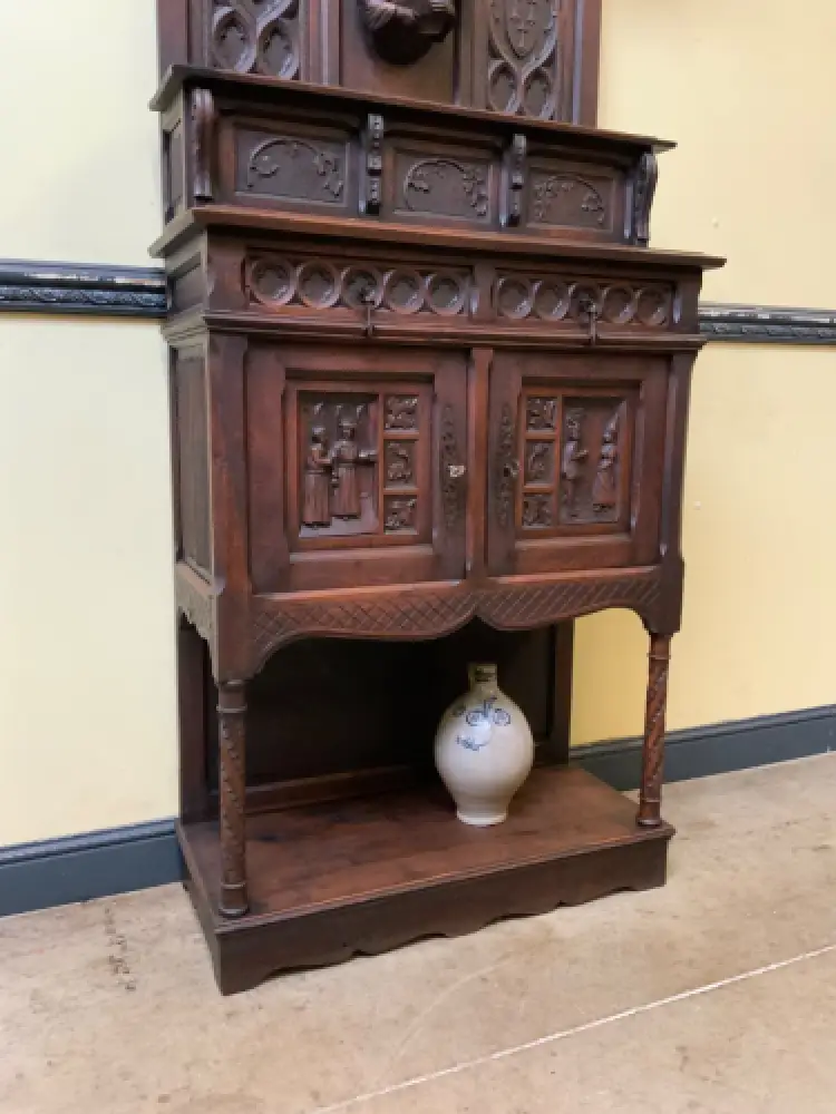 Antik - Vertiko, Anrichte, Buffet - Neogotik - Lieferung möglich! 10