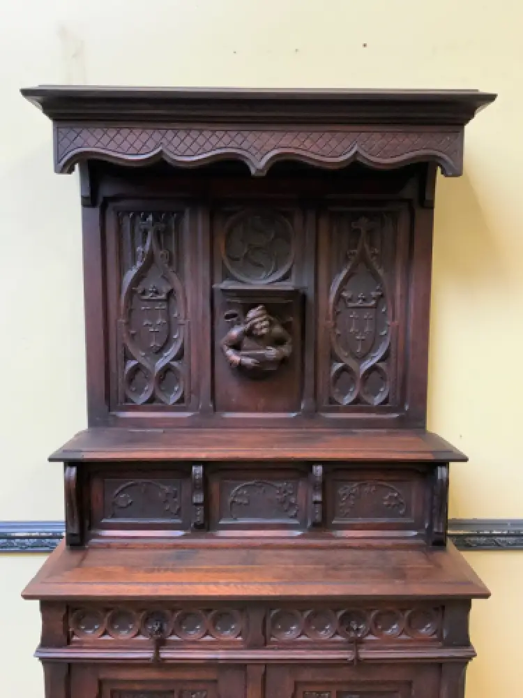 Antik - Vertiko, Anrichte, Buffet - Neogotik - Lieferung möglich! 13