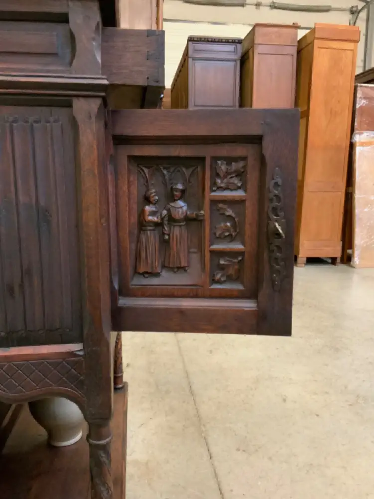 Antik - Vertiko, Anrichte, Buffet - Neogotik - Lieferung möglich! 20