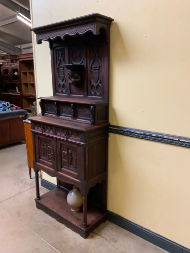 Antik - Vertiko, Anrichte, Buffet - Neogotik - Lieferung möglich! 3