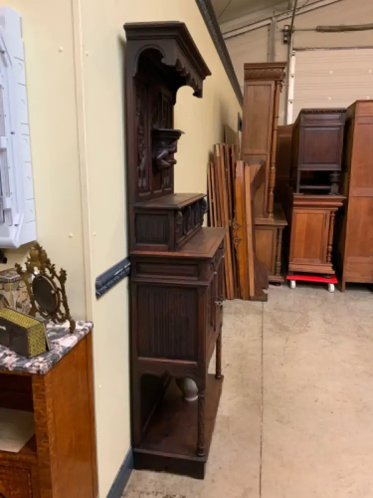 Antik - Vertiko, Anrichte, Buffet - Neogotik - Lieferung möglich! 7