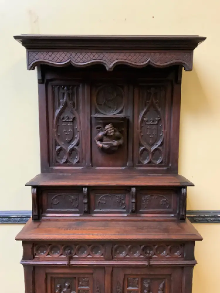 Antik - Vertiko, Anrichte, Buffet - Neogotik - Lieferung möglich! 8