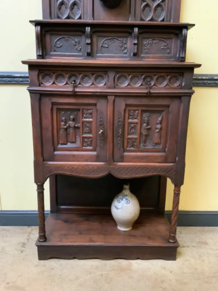 Antik - Vertiko, Anrichte, Buffet - Neogotik - Lieferung möglich! 9