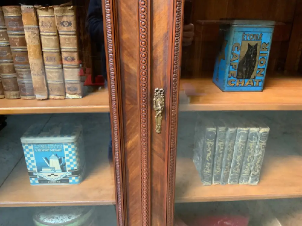 Antiker Jugendstil Geschirrschrank, Vitrine, Bücherschrank - Lieferung möglich! 13