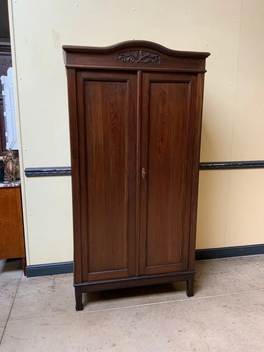 Antiker Jugendstil Kleiderschrank, Fichte, - Lieferung möglich! 1