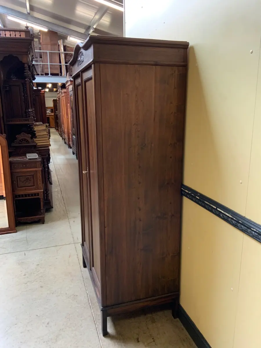 Antiker Jugendstil Kleiderschrank, Fichte, - Lieferung möglich! 3