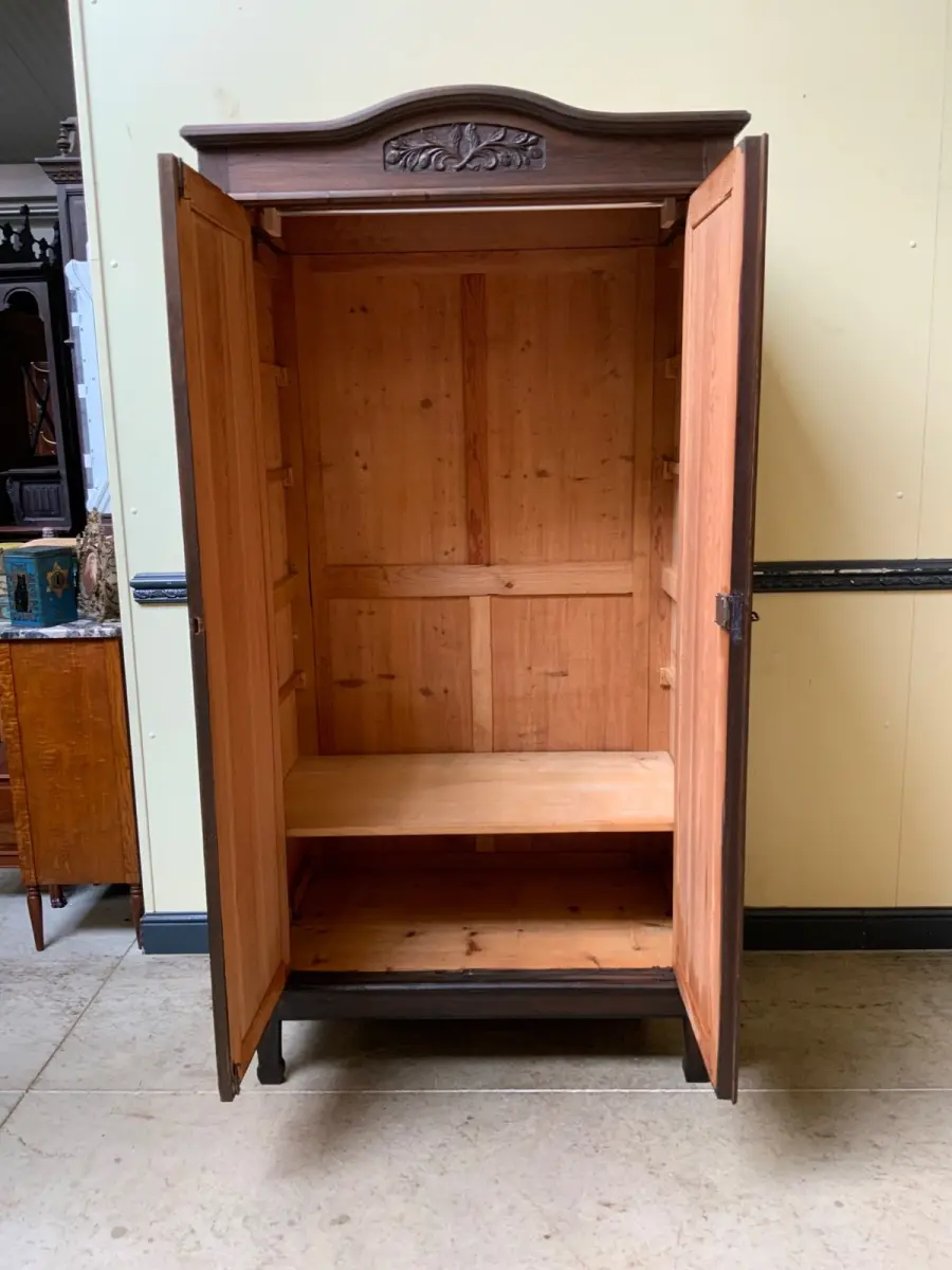 Antiker Jugendstil Kleiderschrank, Fichte, - Lieferung möglich! 8