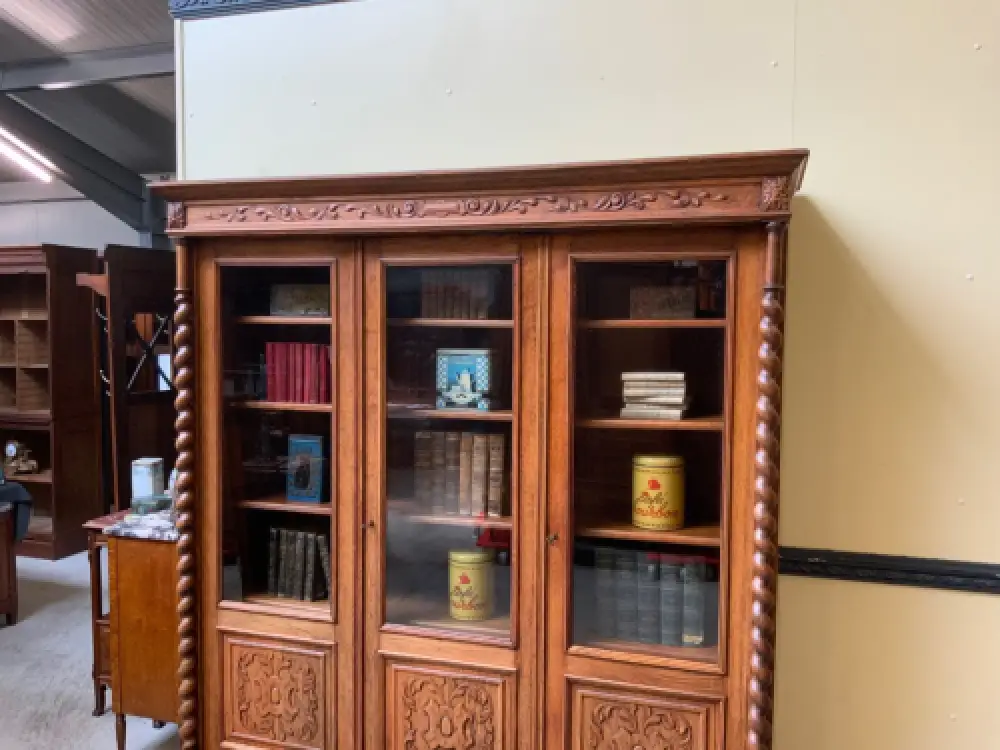 Antiker Neorenaissance Bücherschrank, Vitrine, Traumhaft - Lieferung möglich! 6