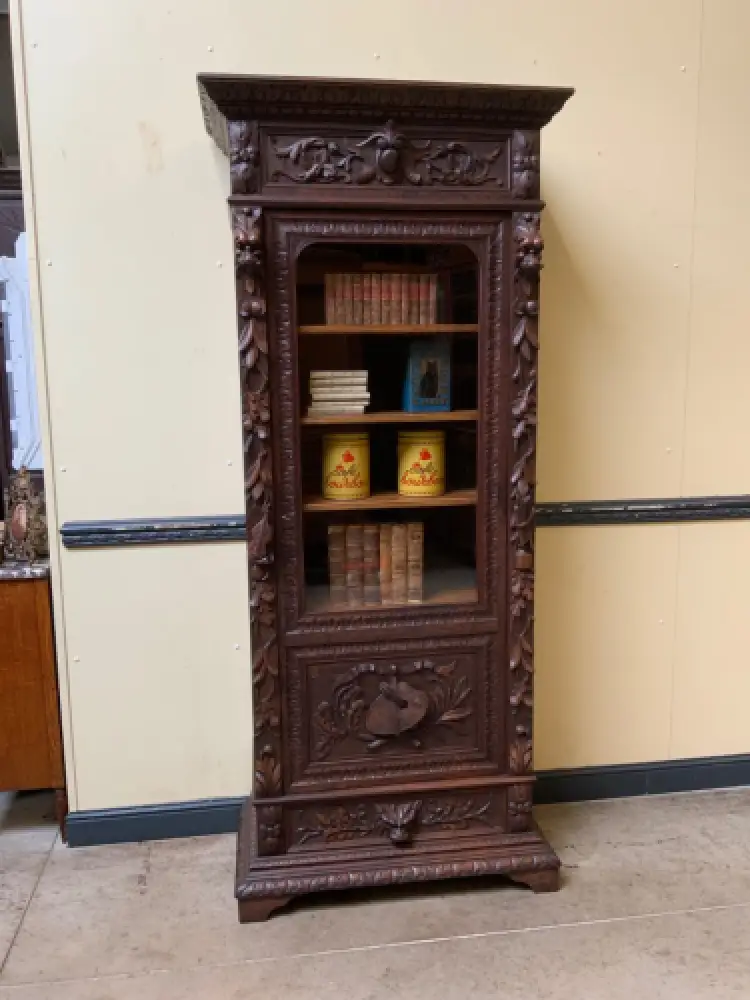 Antiker Gründerzeit Bücherschrank, Vitrine - Sensationell  - Lieferung möglich! 1