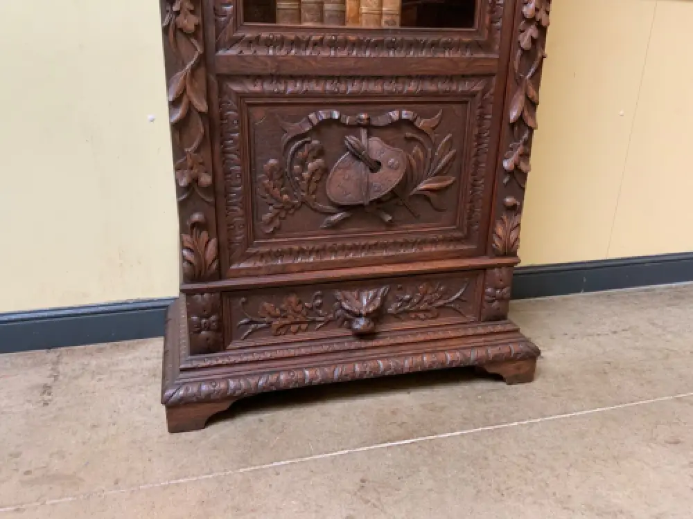 Antiker Gründerzeit Bücherschrank, Vitrine - Sensationell  - Lieferung möglich! 13