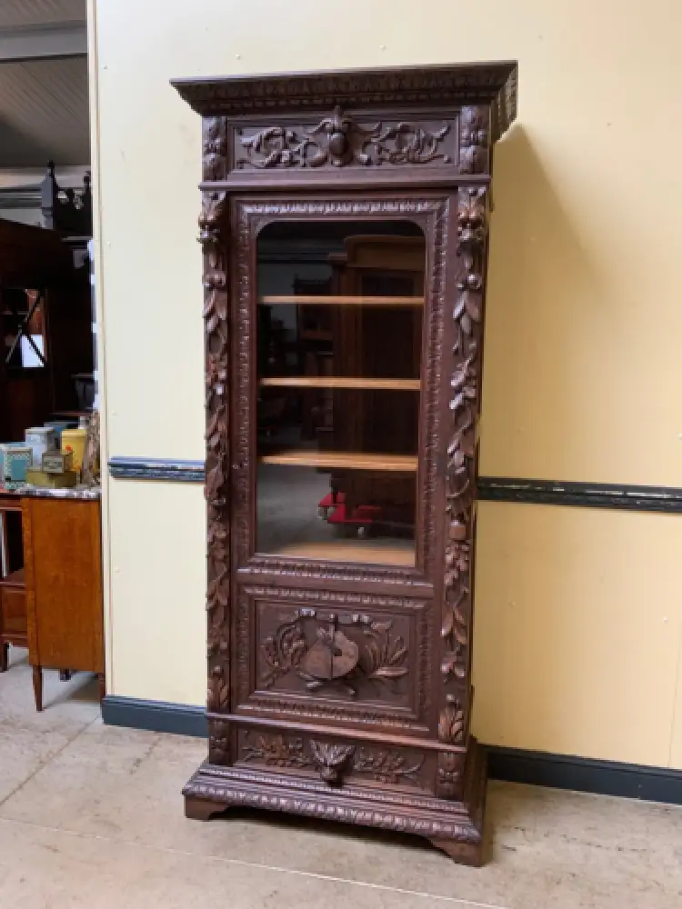 Antiker Gründerzeit Bücherschrank, Vitrine - Sensationell  - Lieferung möglich! 15