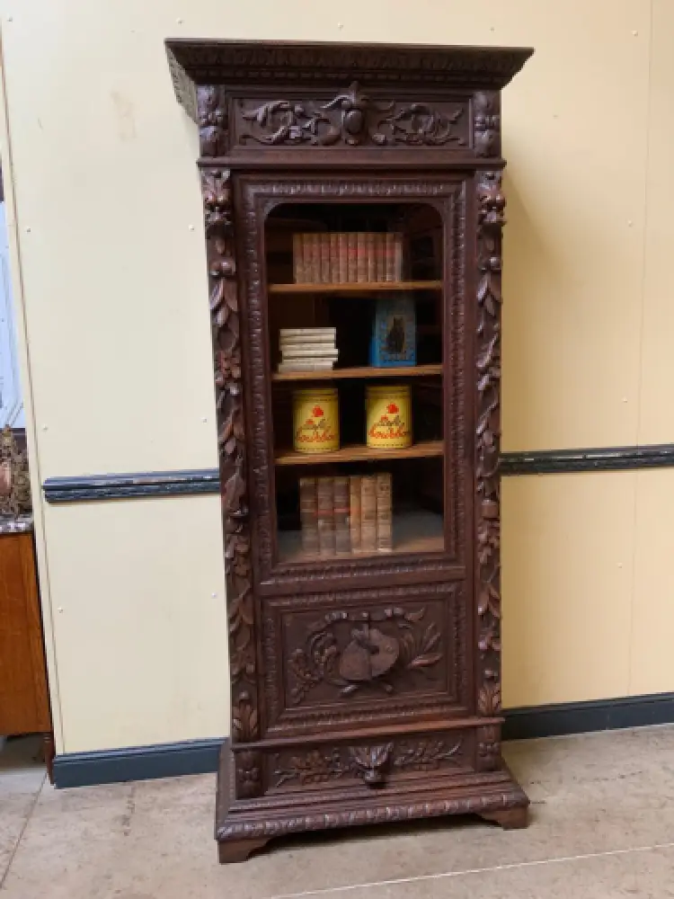 Antiker Gründerzeit Bücherschrank, Vitrine - Sensationell  - Lieferung möglich! 2