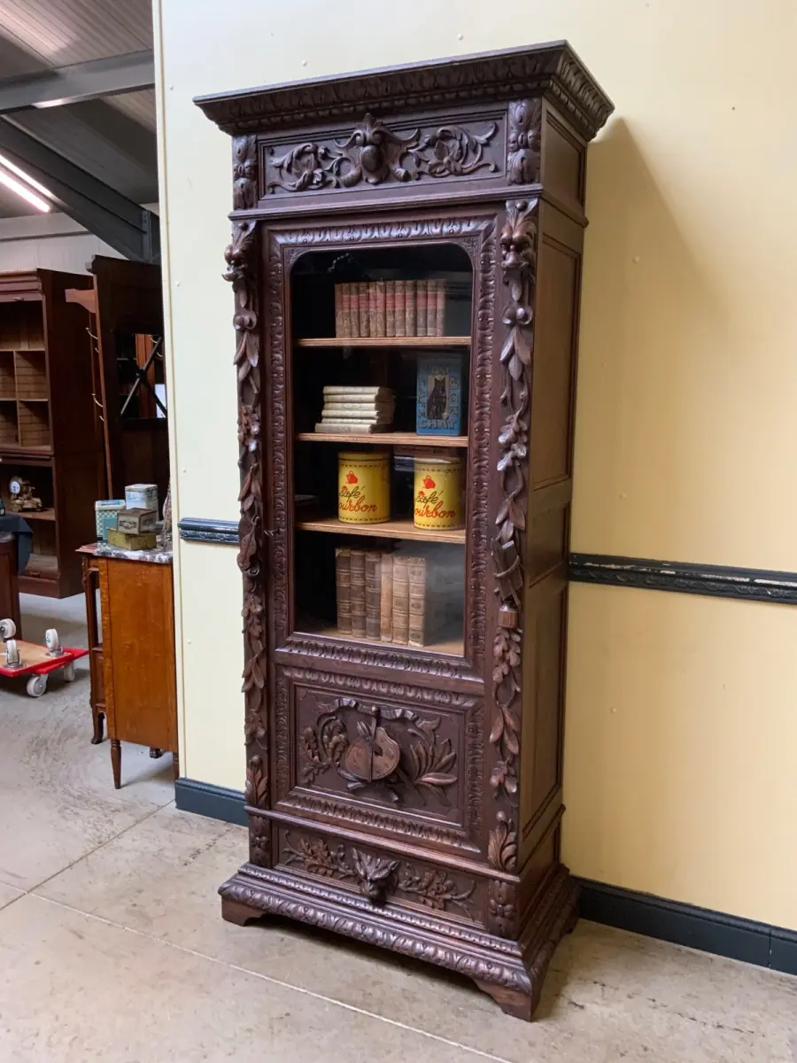 Antiker Gründerzeit Bücherschrank, Vitrine - Sensationell  - Lieferung möglich! 4