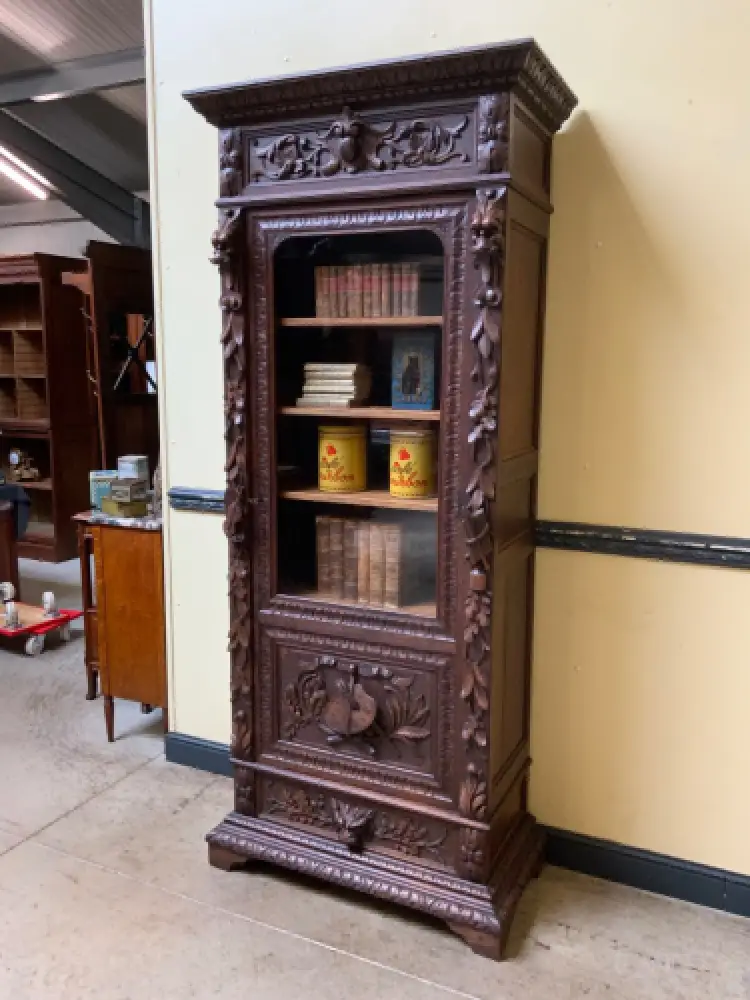 Antiker Gründerzeit Bücherschrank, Vitrine - Sensationell  - Lieferung möglich! 4