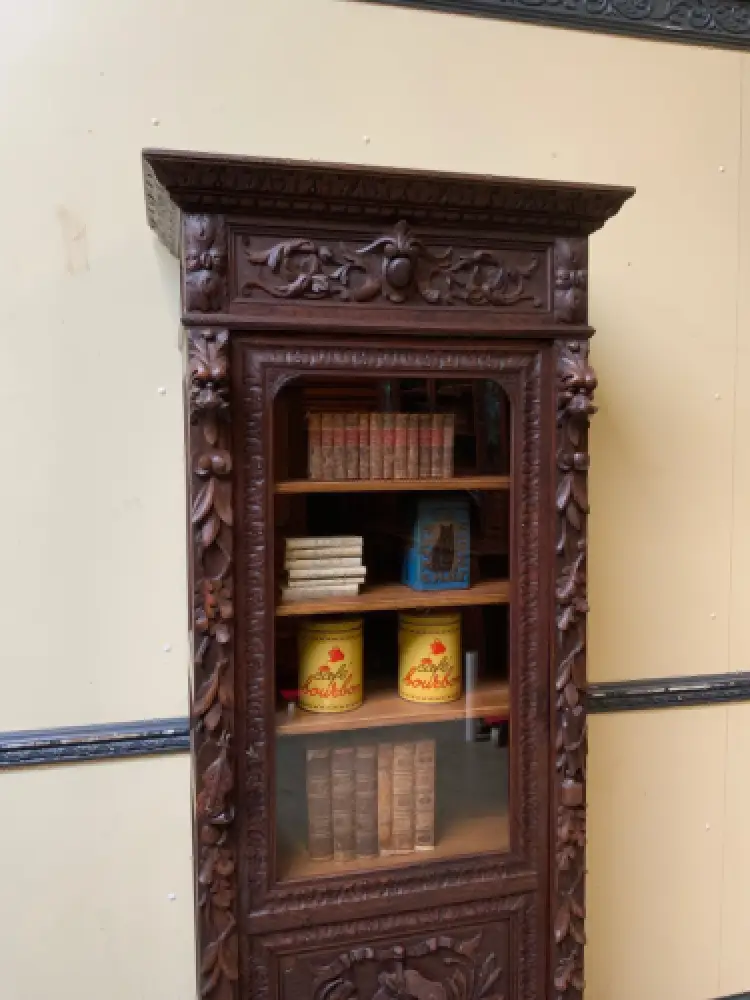 Antiker Gründerzeit Bücherschrank, Vitrine - Sensationell  - Lieferung möglich! 7