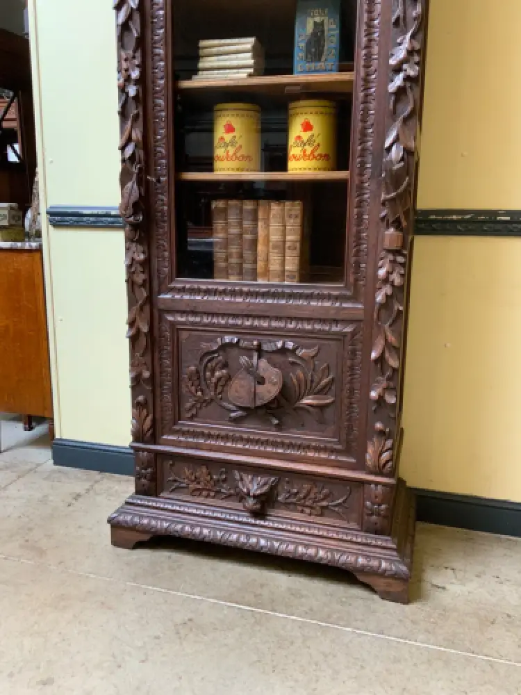 Antiker Gründerzeit Bücherschrank, Vitrine - Sensationell  - Lieferung möglich! 9