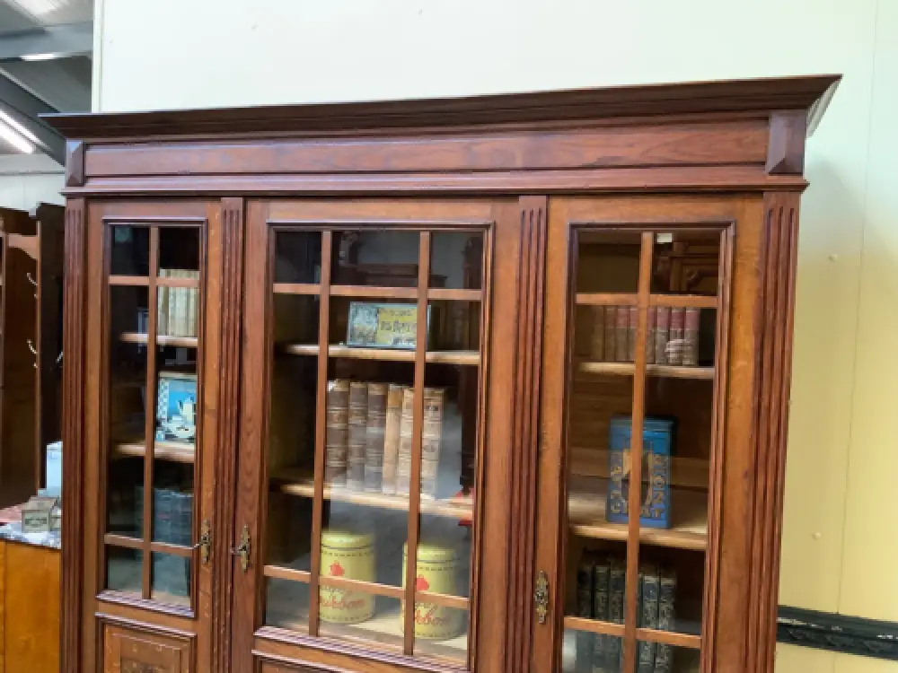 Antik - Bücherschrank, Vitrine - Jugendstil - Lieferung möglich! 8
