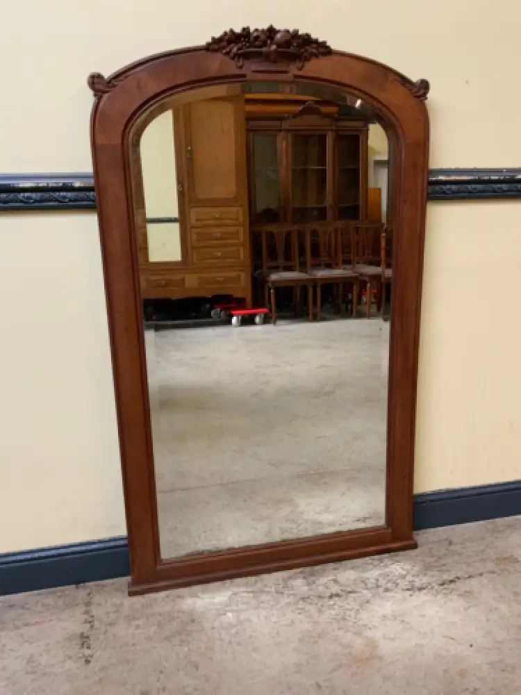 Antik - Nußbaum Spiegel - Jugendstil -  Lieferung möglich! 2