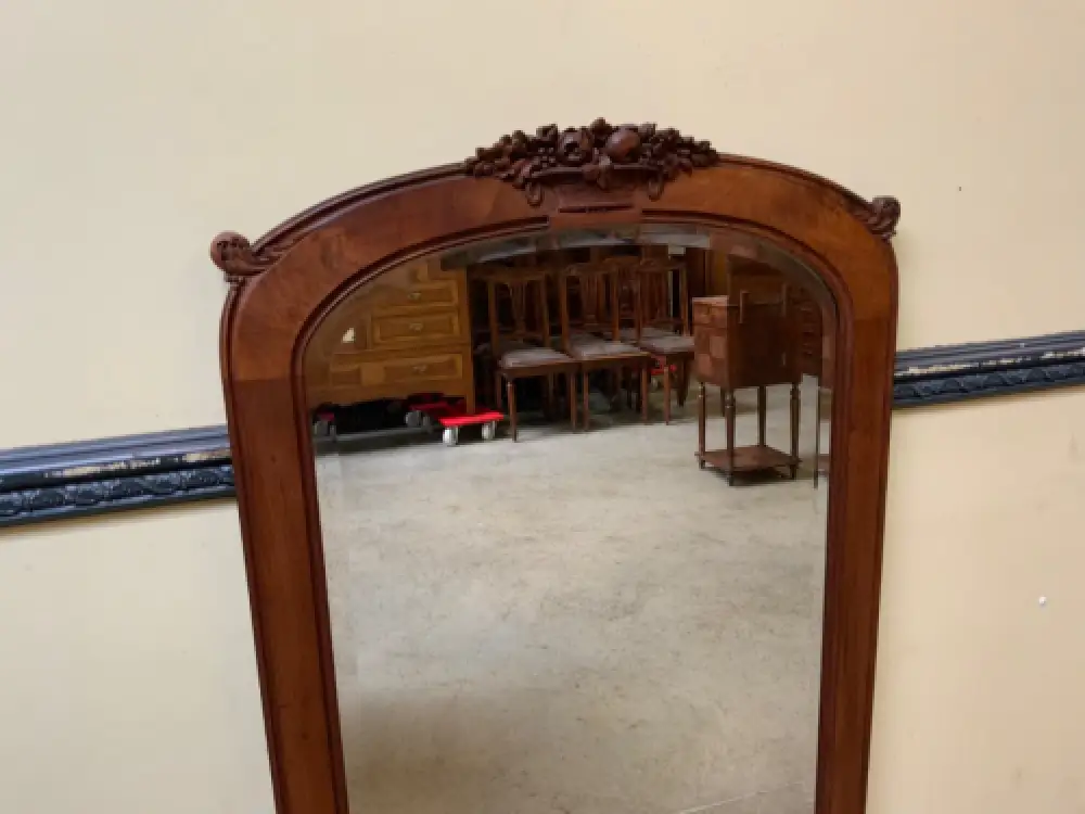 Antik - Nußbaum Spiegel - Jugendstil -  Lieferung möglich! 4