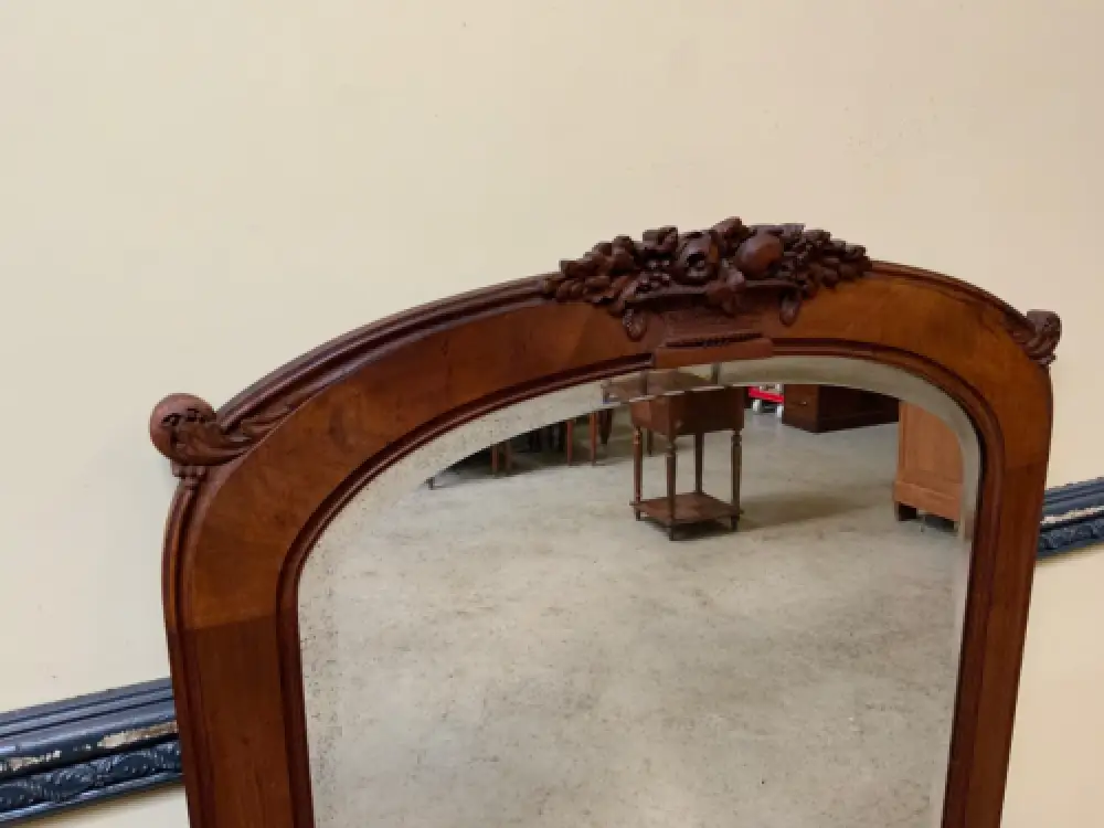 Antik - Nußbaum Spiegel - Jugendstil -  Lieferung möglich! 8