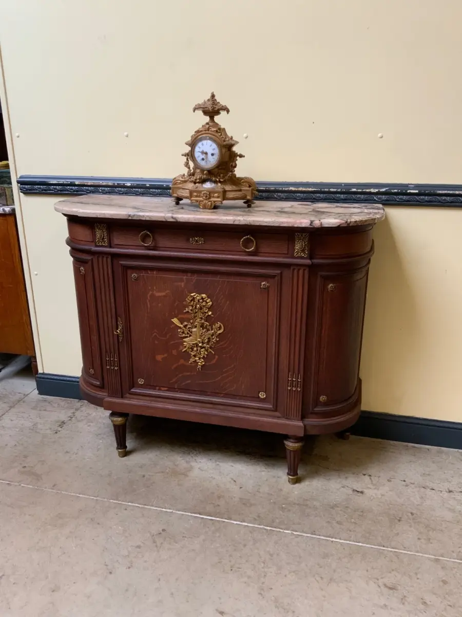 Antike Jugendstil Anrichte, Kommode mit Bronzeverzierungen - Lieferung möglich! 1