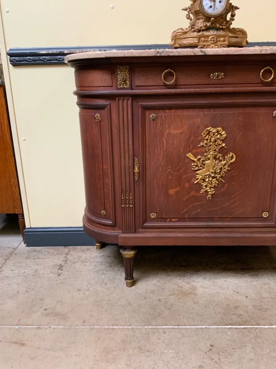 Antike Jugendstil Anrichte, Kommode mit Bronzeverzierungen - Lieferung möglich! 10