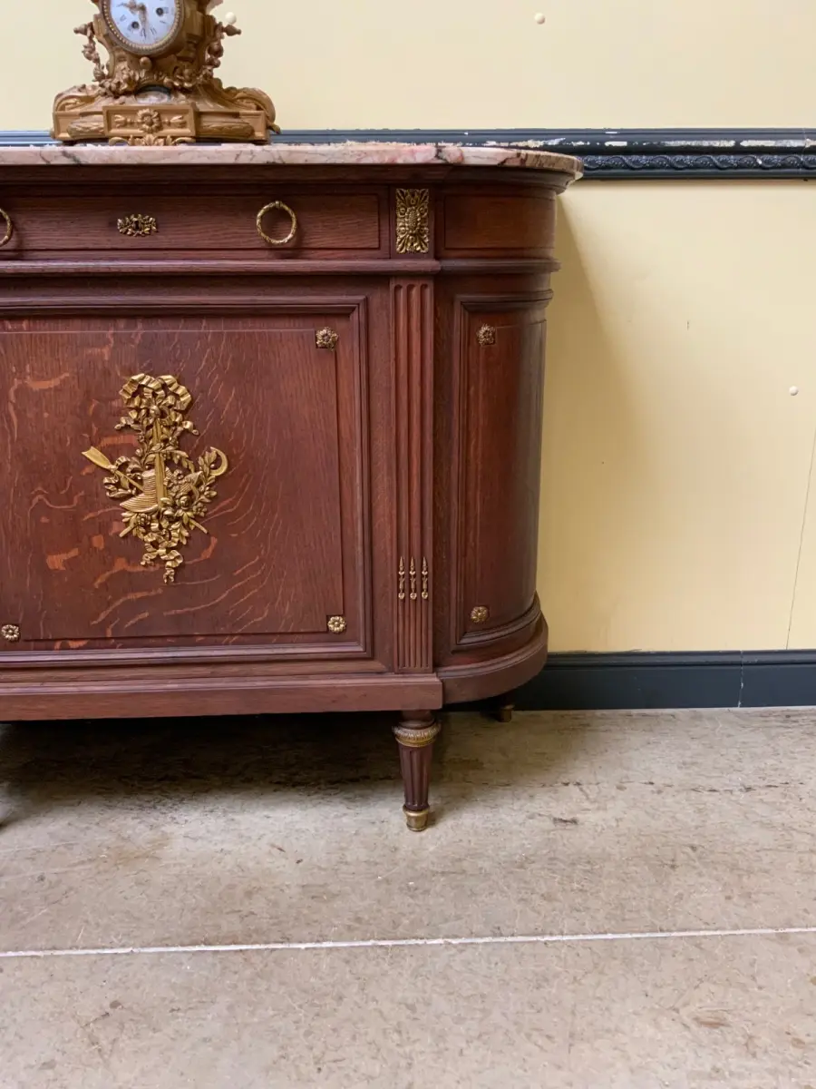 Antike Jugendstil Anrichte, Kommode mit Bronzeverzierungen - Lieferung möglich! 11