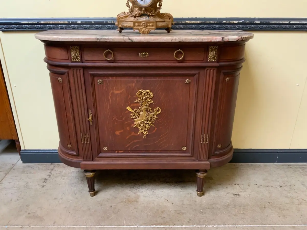 Antike Jugendstil Anrichte, Kommode mit Bronzeverzierungen - Lieferung möglich! 16