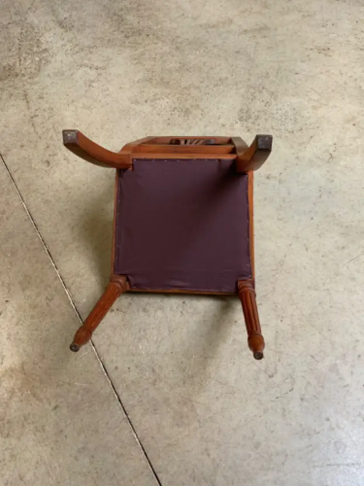 6 antike Jugendstil Stühle mit Lederbezug  - Lieferung möglich! 11