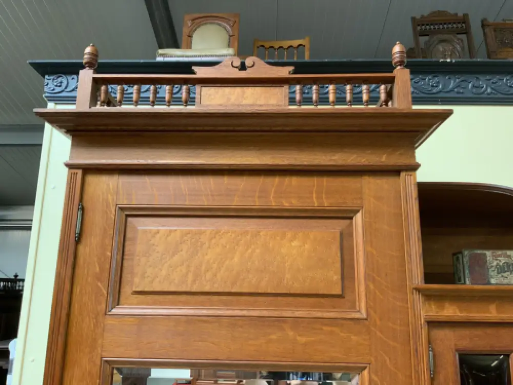 Antiker imposanter Jugendstil Kleiderschrank, Art Nouveau - Lieferung möglich! 10