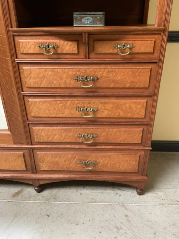 Antiker imposanter Jugendstil Kleiderschrank, Art Nouveau - Lieferung möglich! 8