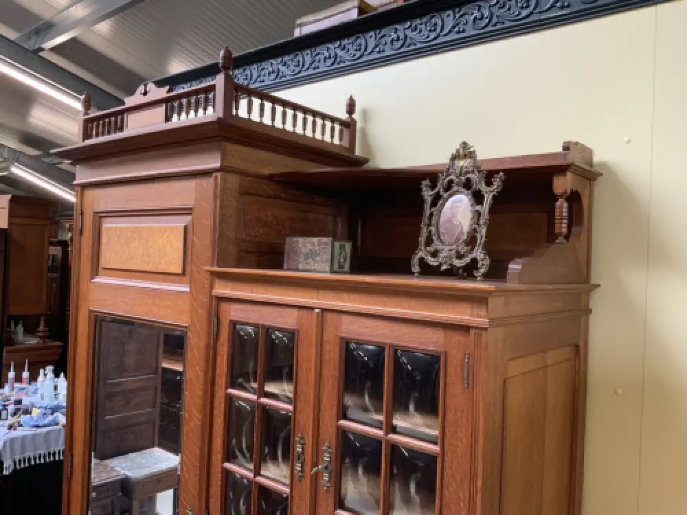 Antiker imposanter Jugendstil Kleiderschrank, Art Nouveau - Lieferung möglich! 9