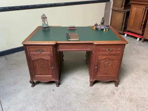 Antik - Doppelseitiger Schreibtisch - Jugendstil - Lieferung möglich!