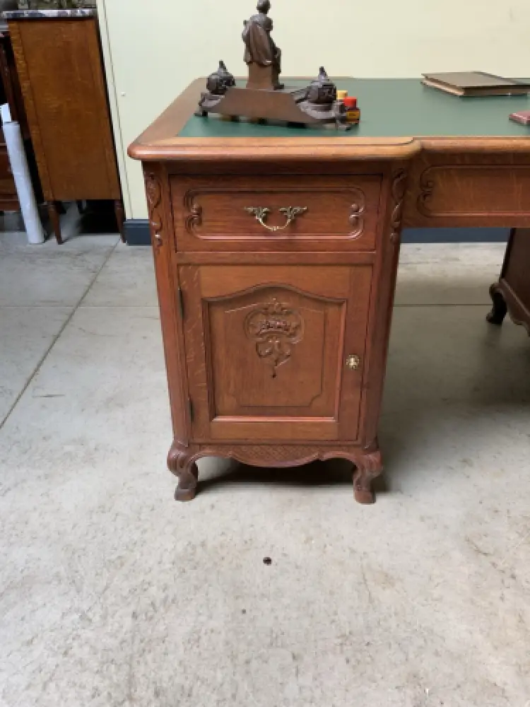 Antik - Doppelseitiger Schreibtisch - Jugendstil - Lieferung möglich! 15