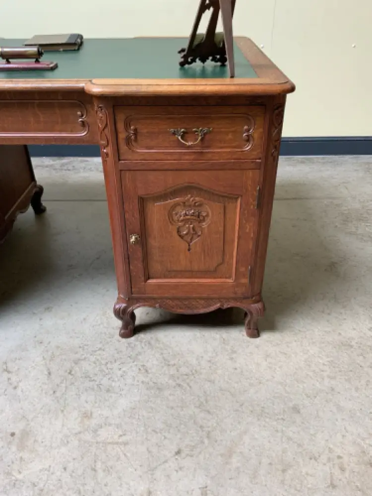 Antik - Doppelseitiger Schreibtisch - Jugendstil - Lieferung möglich! 17