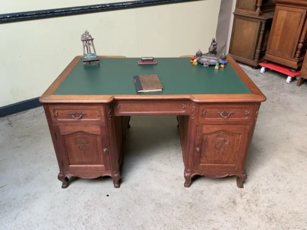 Antik - Doppelseitiger Schreibtisch - Jugendstil - Lieferung möglich! 2