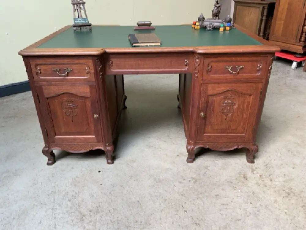 Antik - Doppelseitiger Schreibtisch - Jugendstil - Lieferung möglich! 3