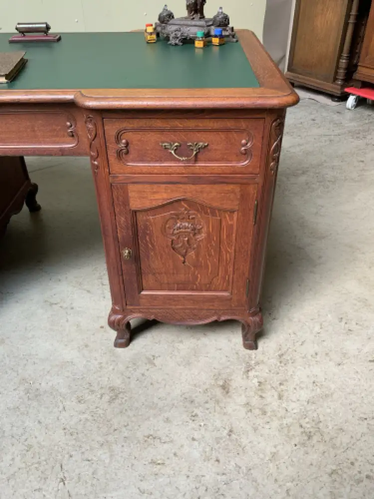 Antik - Doppelseitiger Schreibtisch - Jugendstil - Lieferung möglich! 7