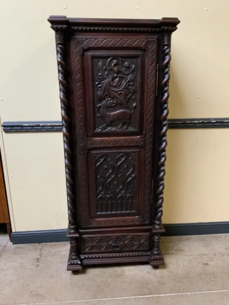 Antik - Vertiko, Anrichte, Geschirrschrank - Neogotik - Lieferung möglich! 2