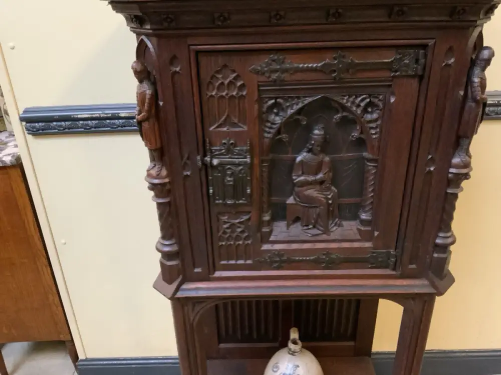 Antik - Vertiko,  Anrichte, Kommode - Neogotik - Lieferung möglich! 10