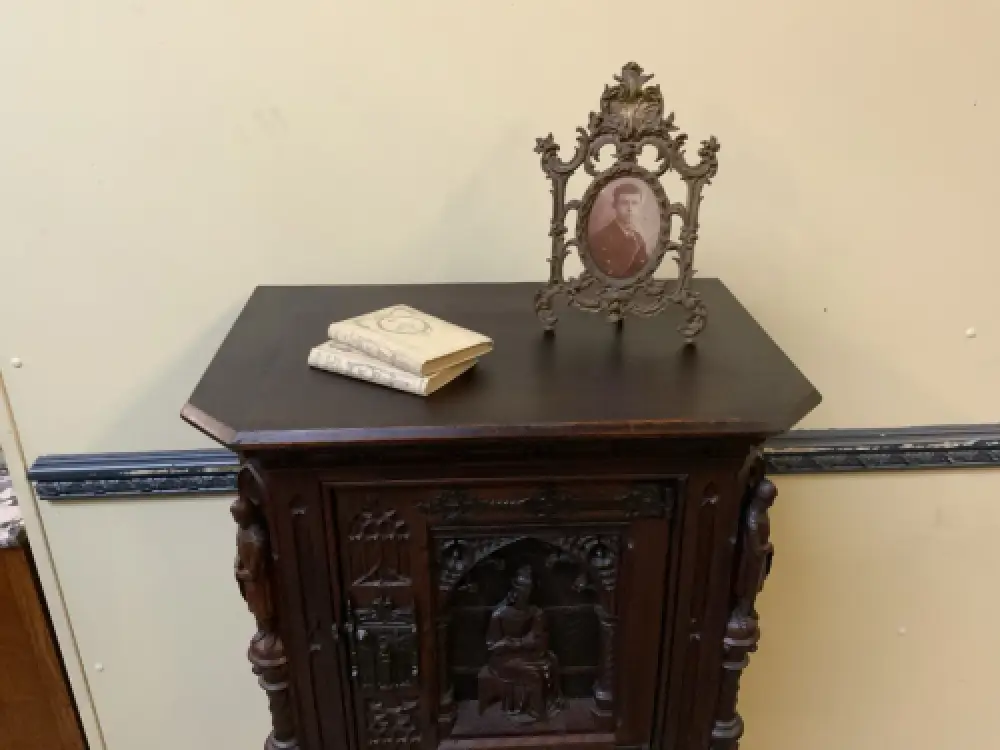 Antik - Vertiko,  Anrichte, Kommode - Neogotik - Lieferung möglich! 11