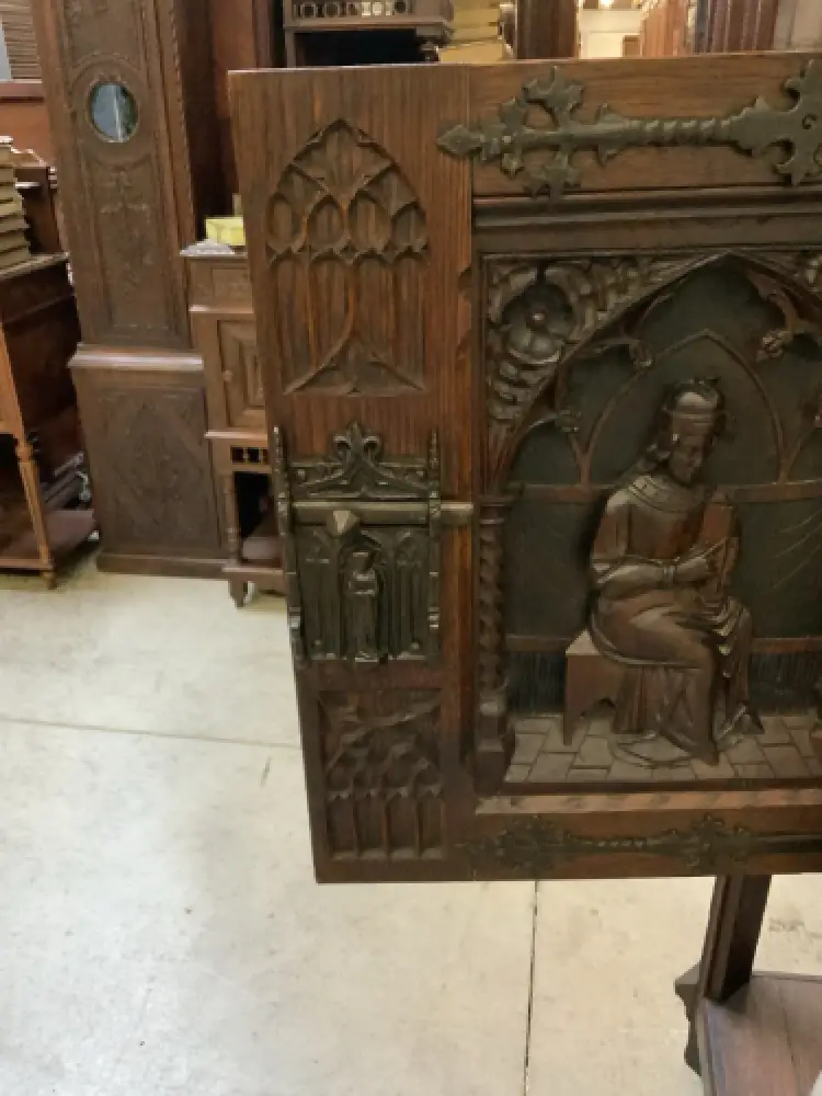 Antik - Vertiko,  Anrichte, Kommode - Neogotik - Lieferung möglich! 14