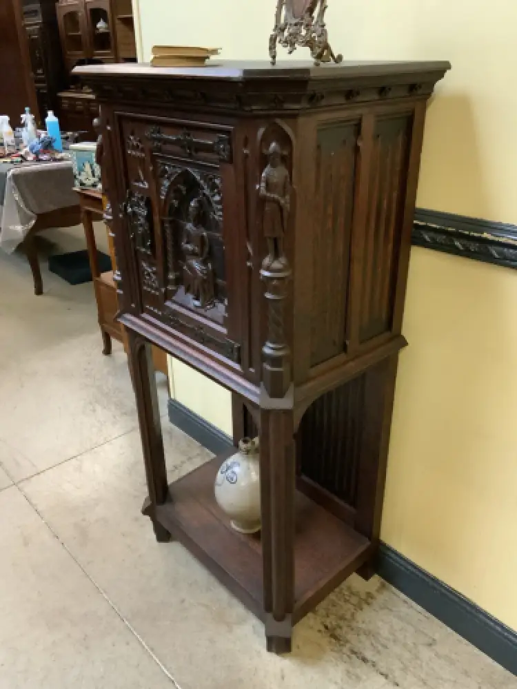 Antik - Vertiko,  Anrichte, Kommode - Neogotik - Lieferung möglich! 4