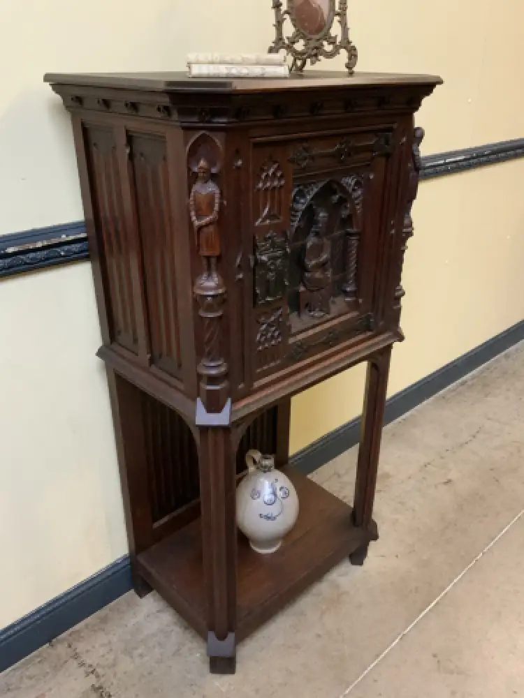 Antik - Vertiko,  Anrichte, Kommode - Neogotik - Lieferung möglich! 5