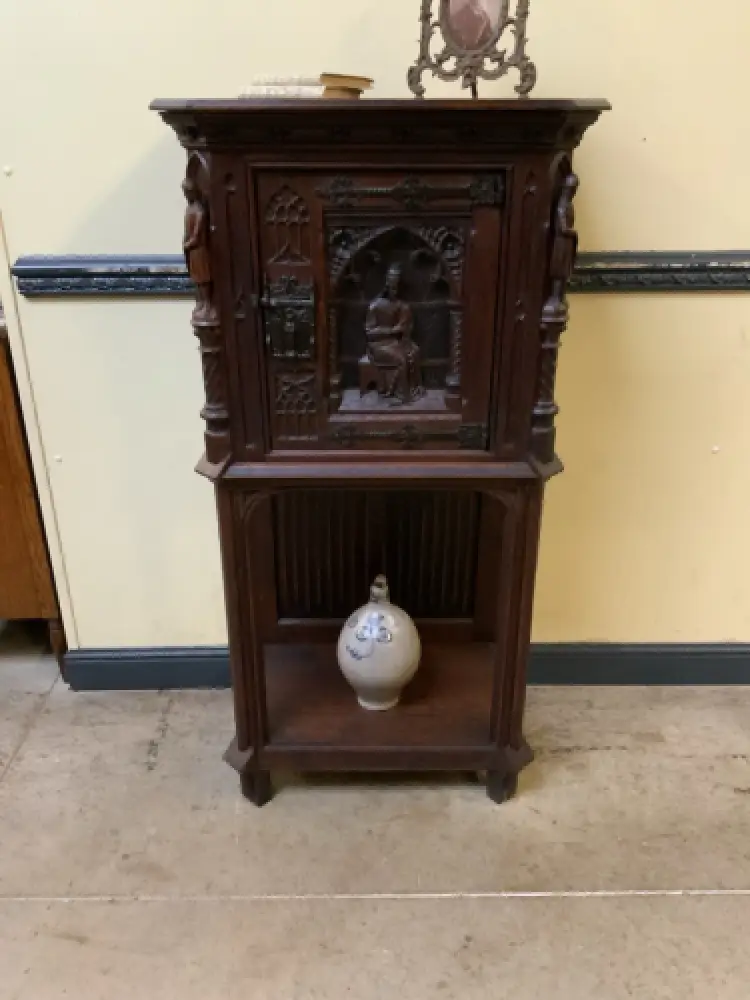 Antik - Vertiko,  Anrichte, Kommode - Neogotik - Lieferung möglich! 7