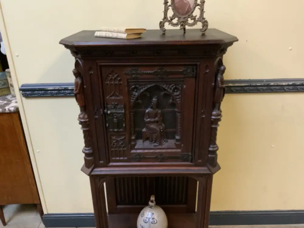 Antik - Vertiko,  Anrichte, Kommode - Neogotik - Lieferung möglich! 9